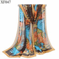 Fashion Lightweight wide long 160*50 soft chiffion printed muslim women in hijab made in china pakistani scarf hijab shawl